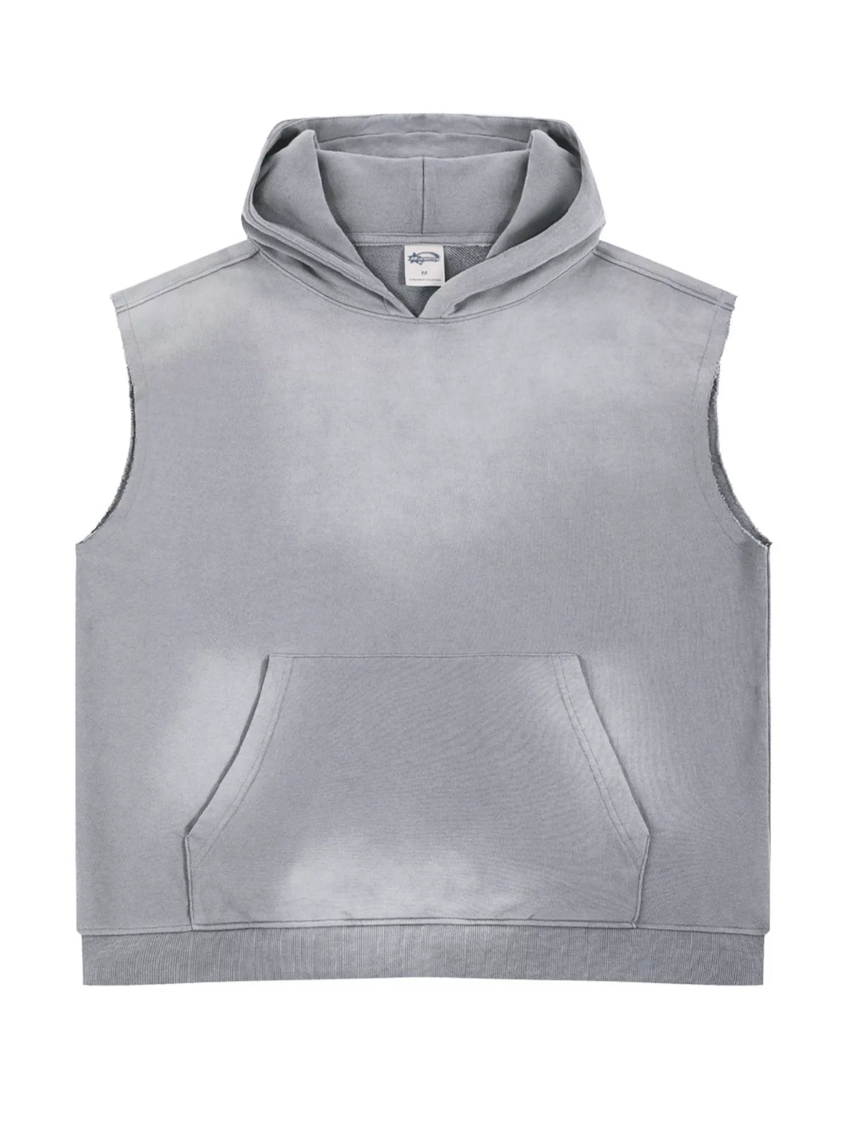Men's Casual Kangaroo Pocket Hooded Tank