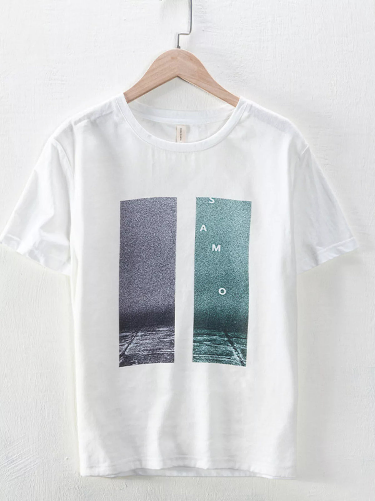 Men's Plus Size Round Neck Short Sleeve T-Shirt