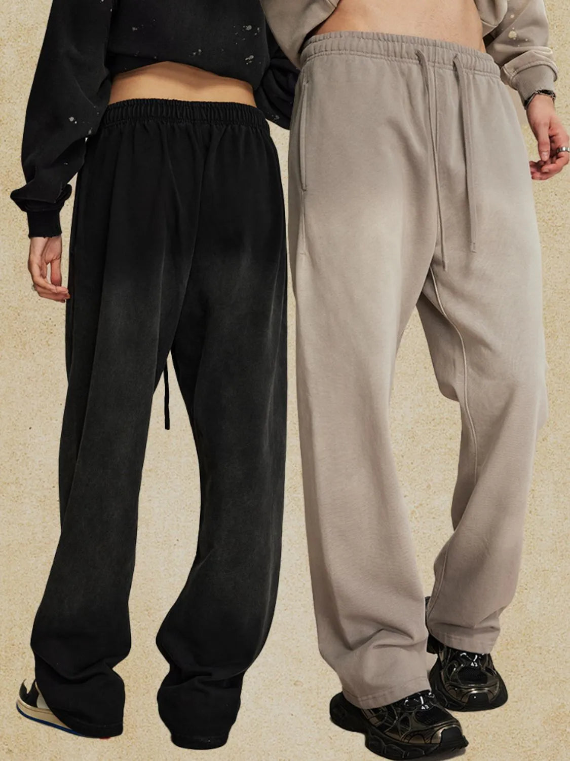 Men's Drawstring Baggy Pants