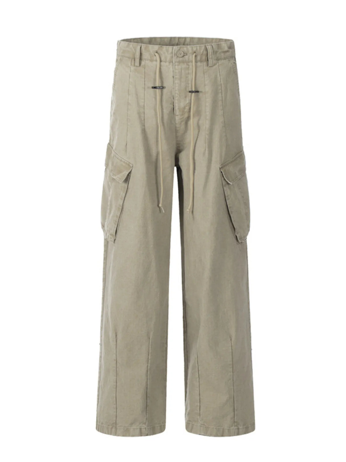 Men's Cargo Pants with Drawstring Waist