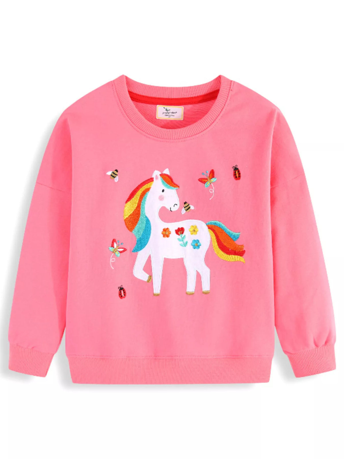 Children's Unicorn Embroidered Sweatshirt