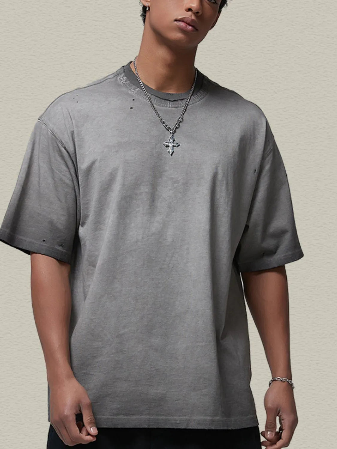 Men's Round Neck Half Sleeve T-Shirt