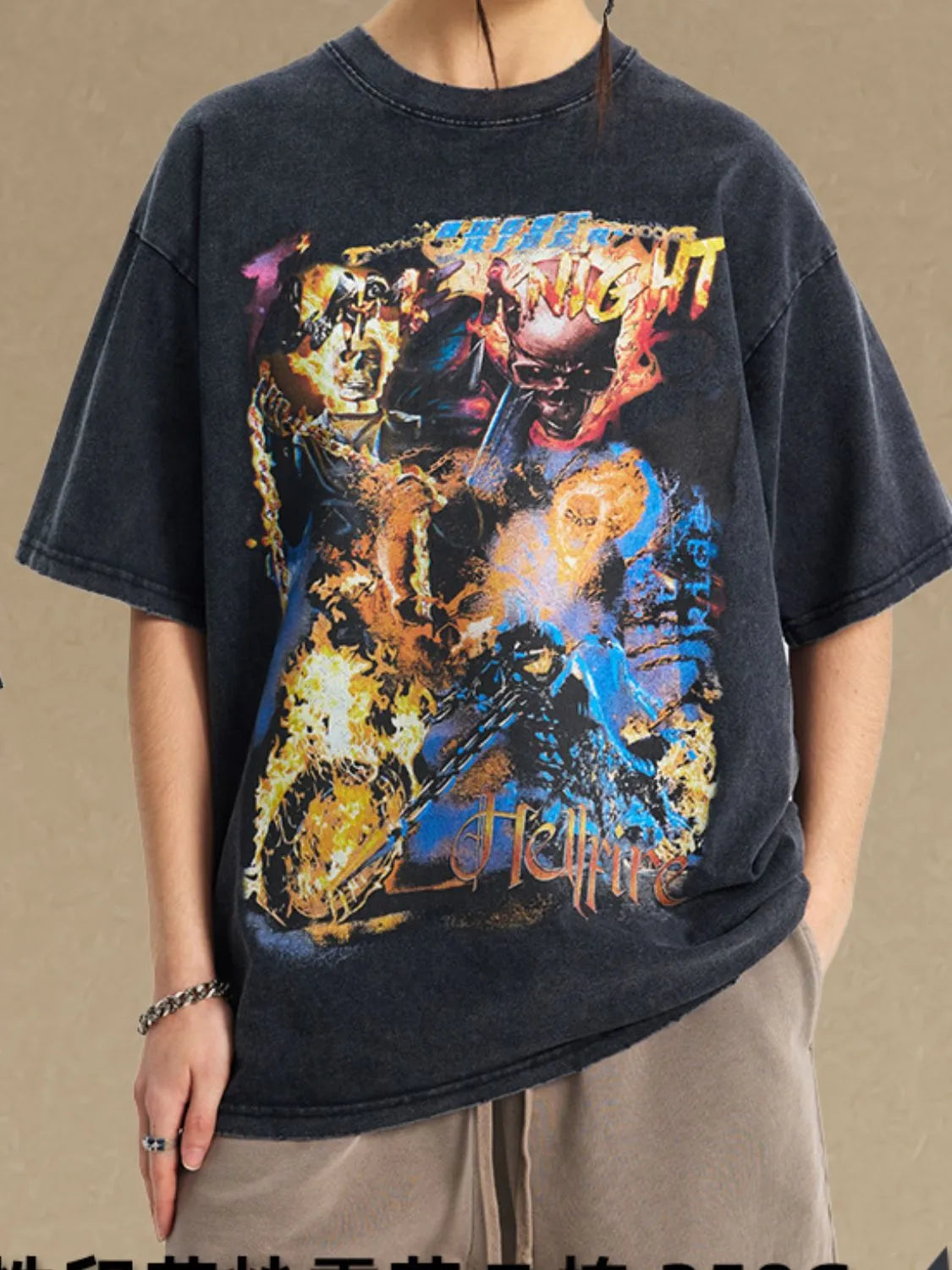 Men's Graphic Round Neck Half Sleeve T-Shirt