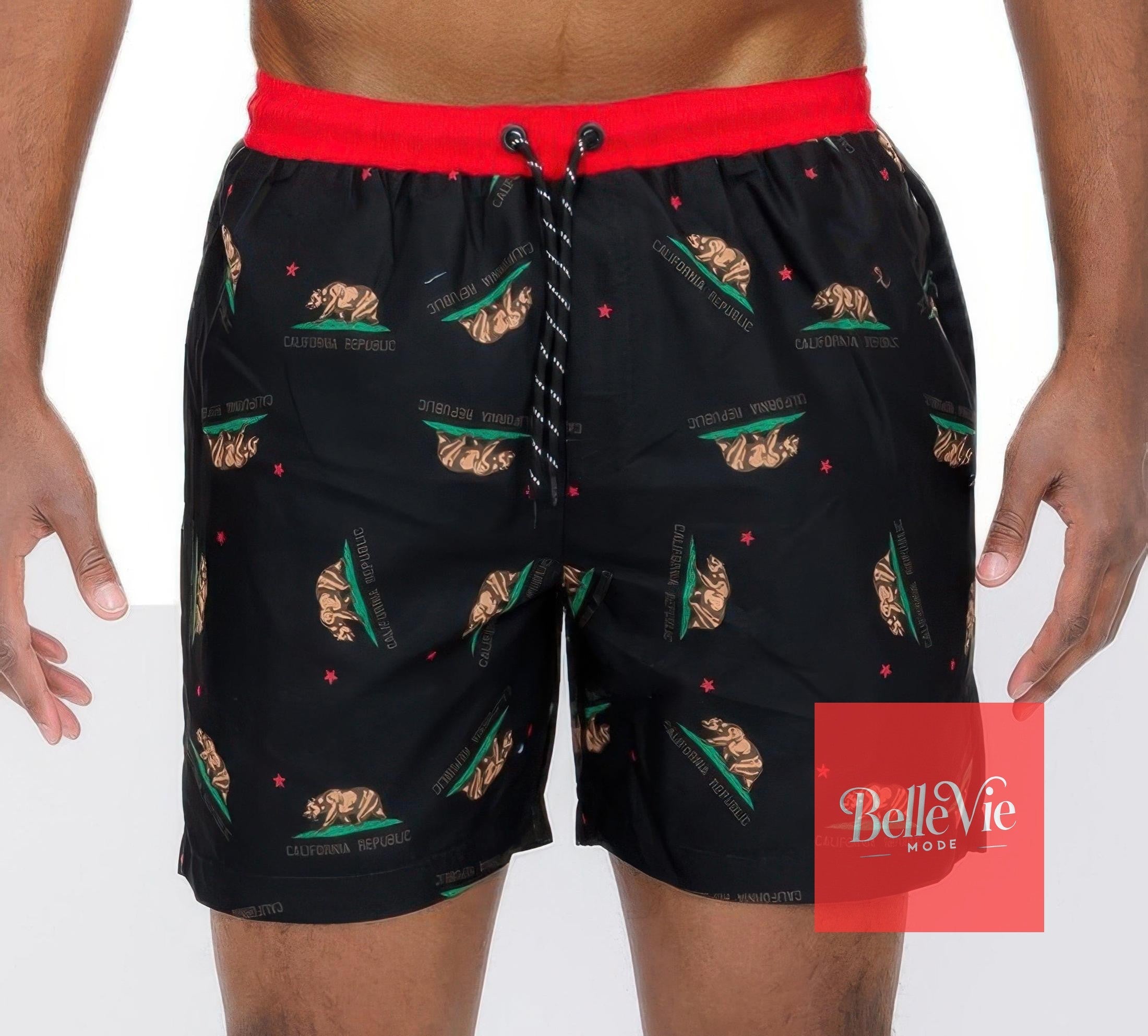 BelleVie Mode Black / S All Cali Swim Shorts