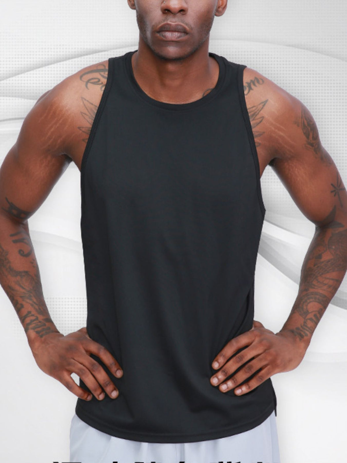 Men's Plus Size Sleeveless Performance Active Tank