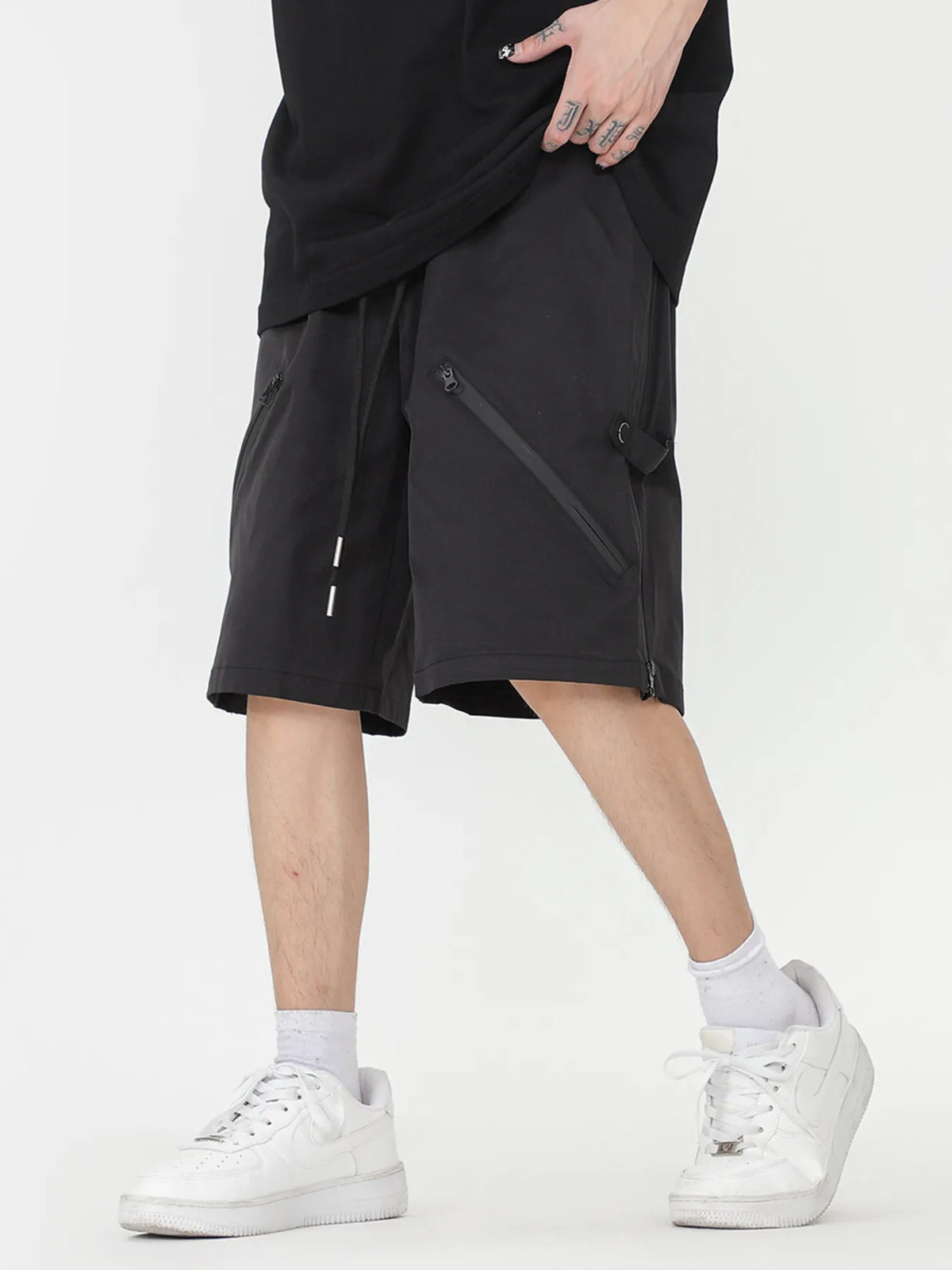 Men's Drawstring Cargo Shorts