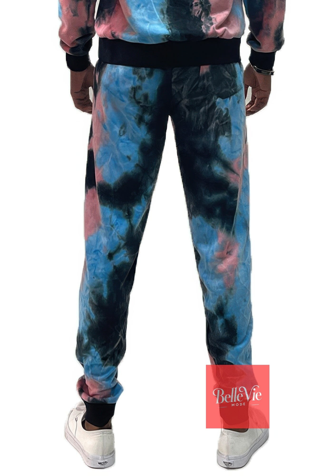 BelleVie Mode Cotton Tye Dye Sweat Pants