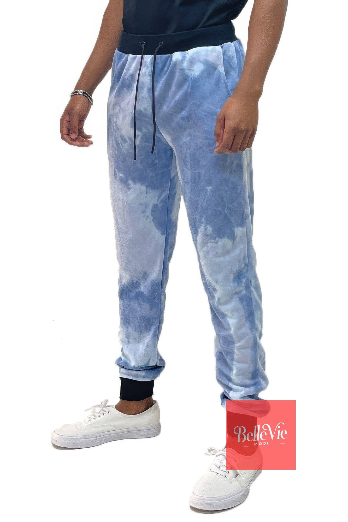 BelleVie Mode Cotton Tye Dye Sweat Pants