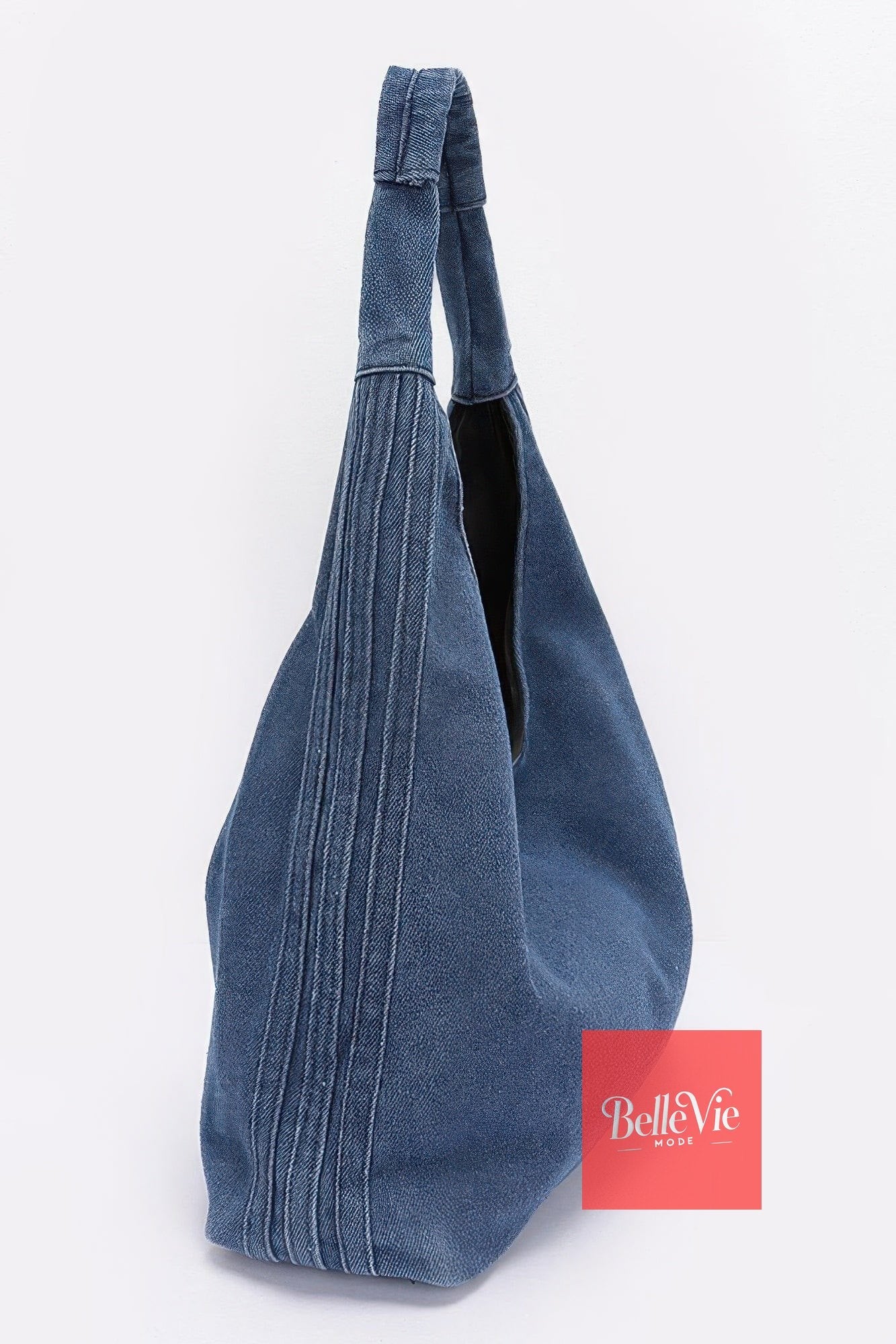 BelleVie Mode Denim Hobo Bag