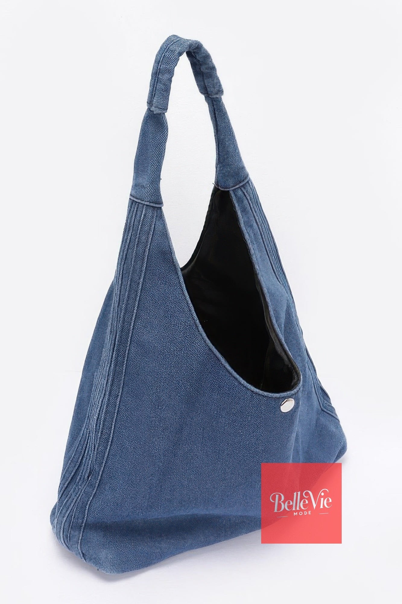 BelleVie Mode Denim Hobo Bag