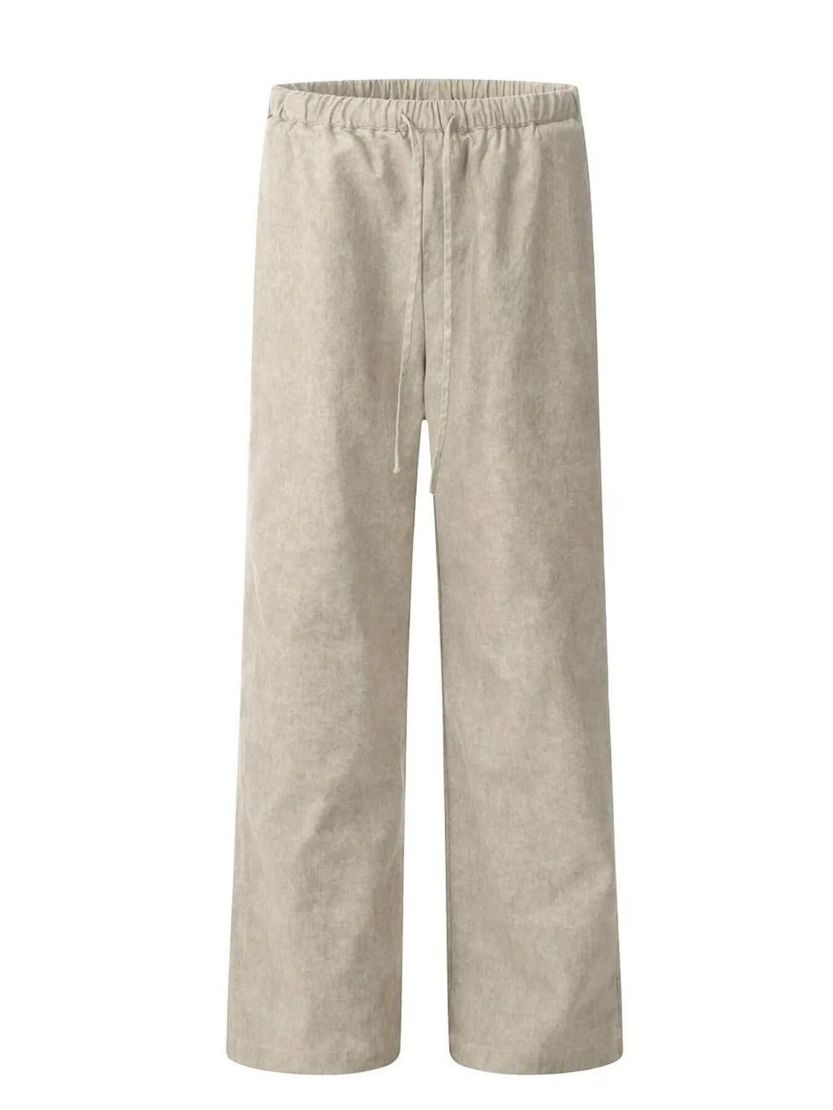 Men's Drawstring Wide Leg Pants