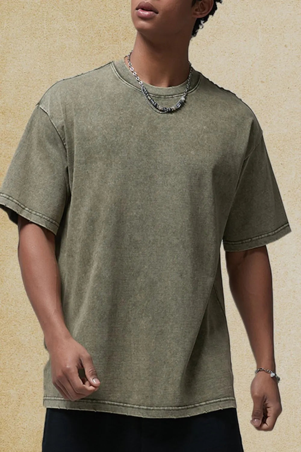 Men's Round Neck Half Sleeve T-Shirt