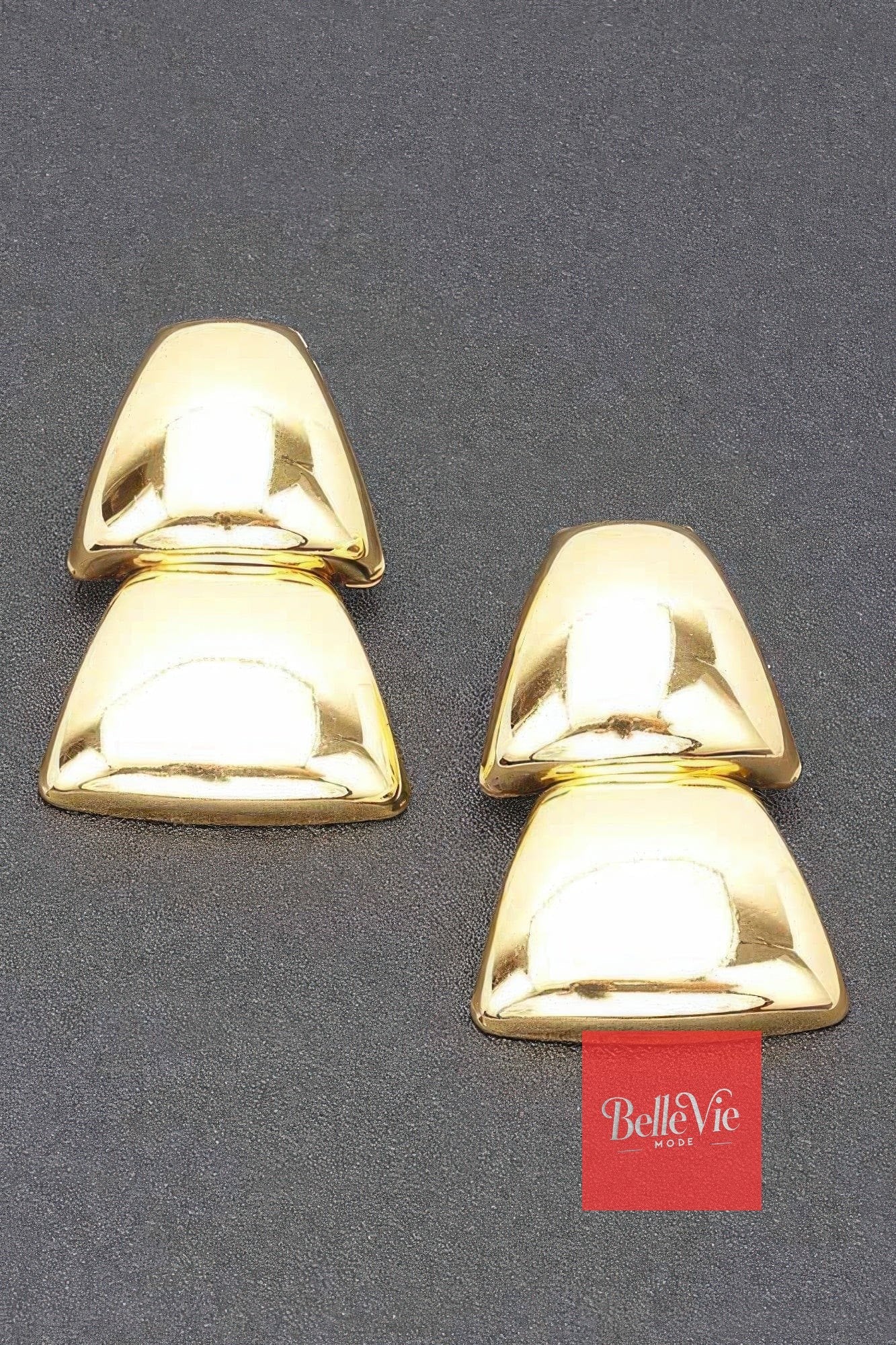 BelleVie Mode Gold Gold Plated Metal Earring