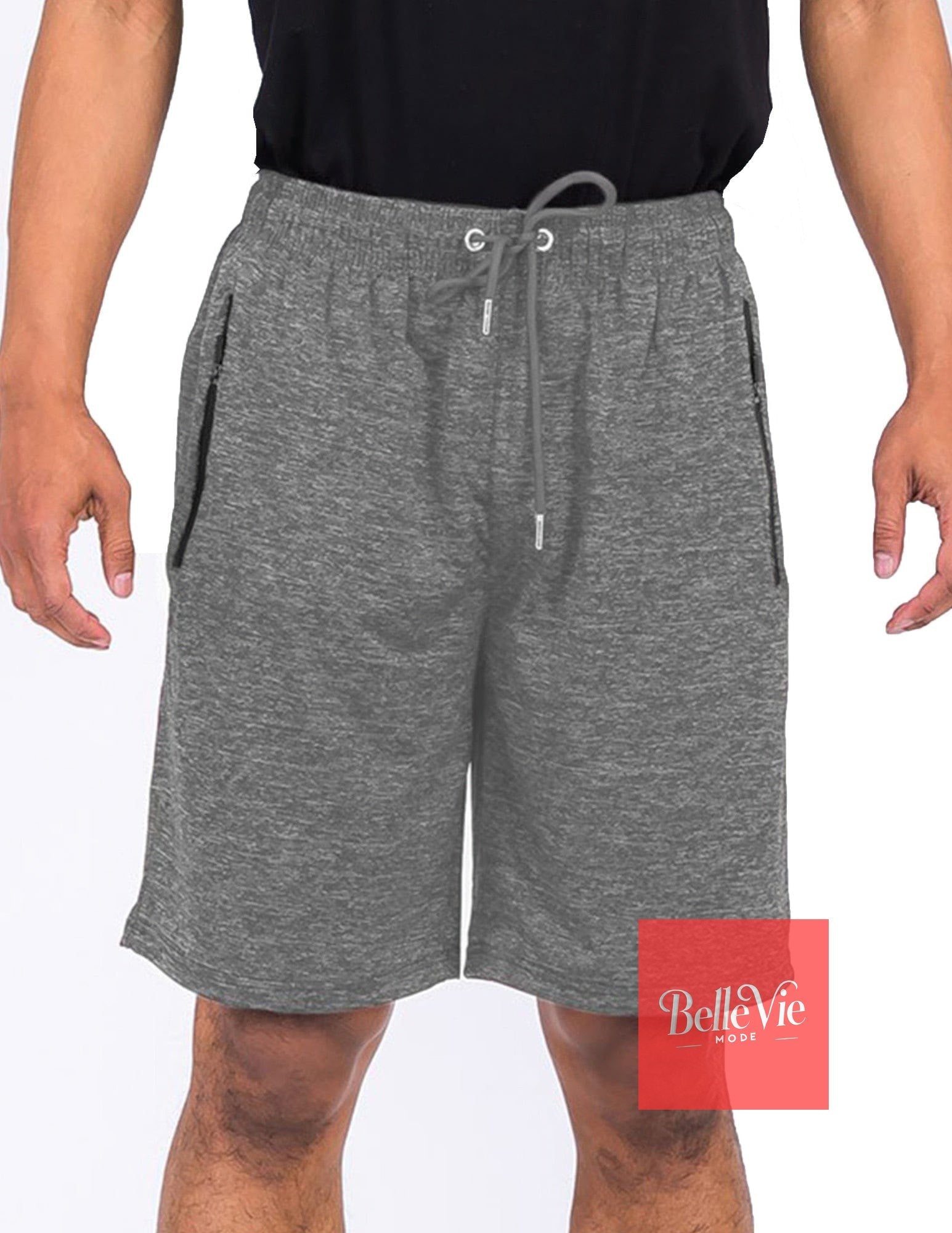 BelleVie Mode Grey / S Light Weight Active Running Shorts