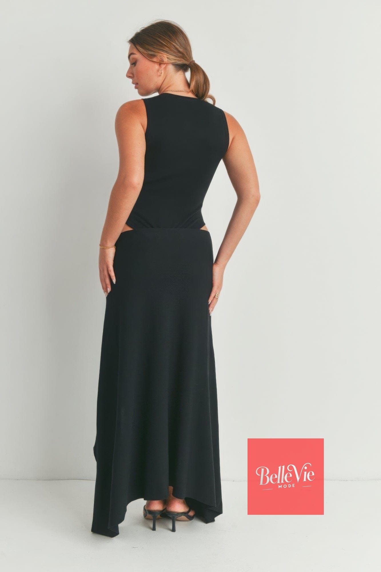 BelleVie Mode Maxi Dress With Slit