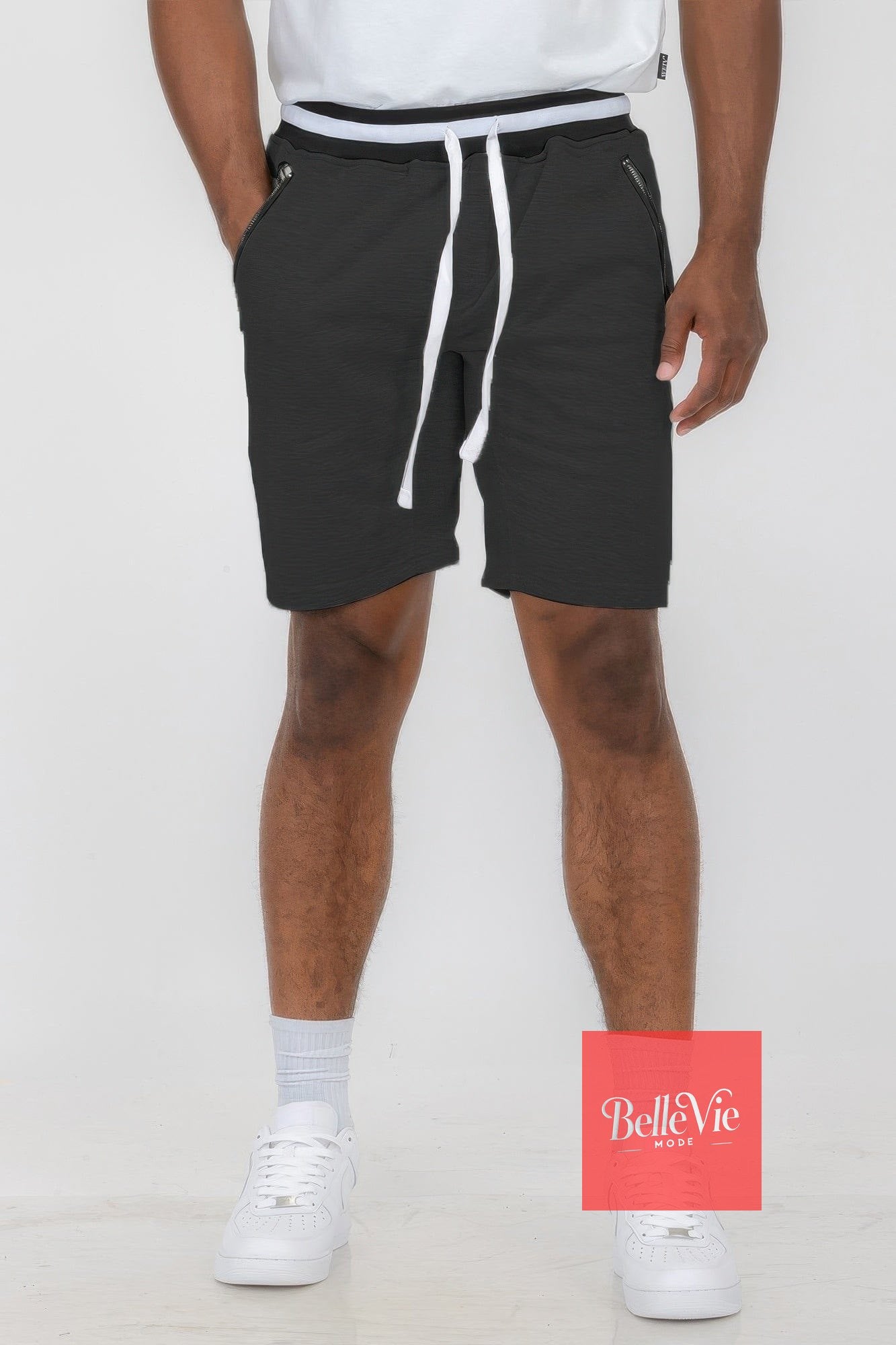 BelleVie Mode Mens French Terry Sweat Short