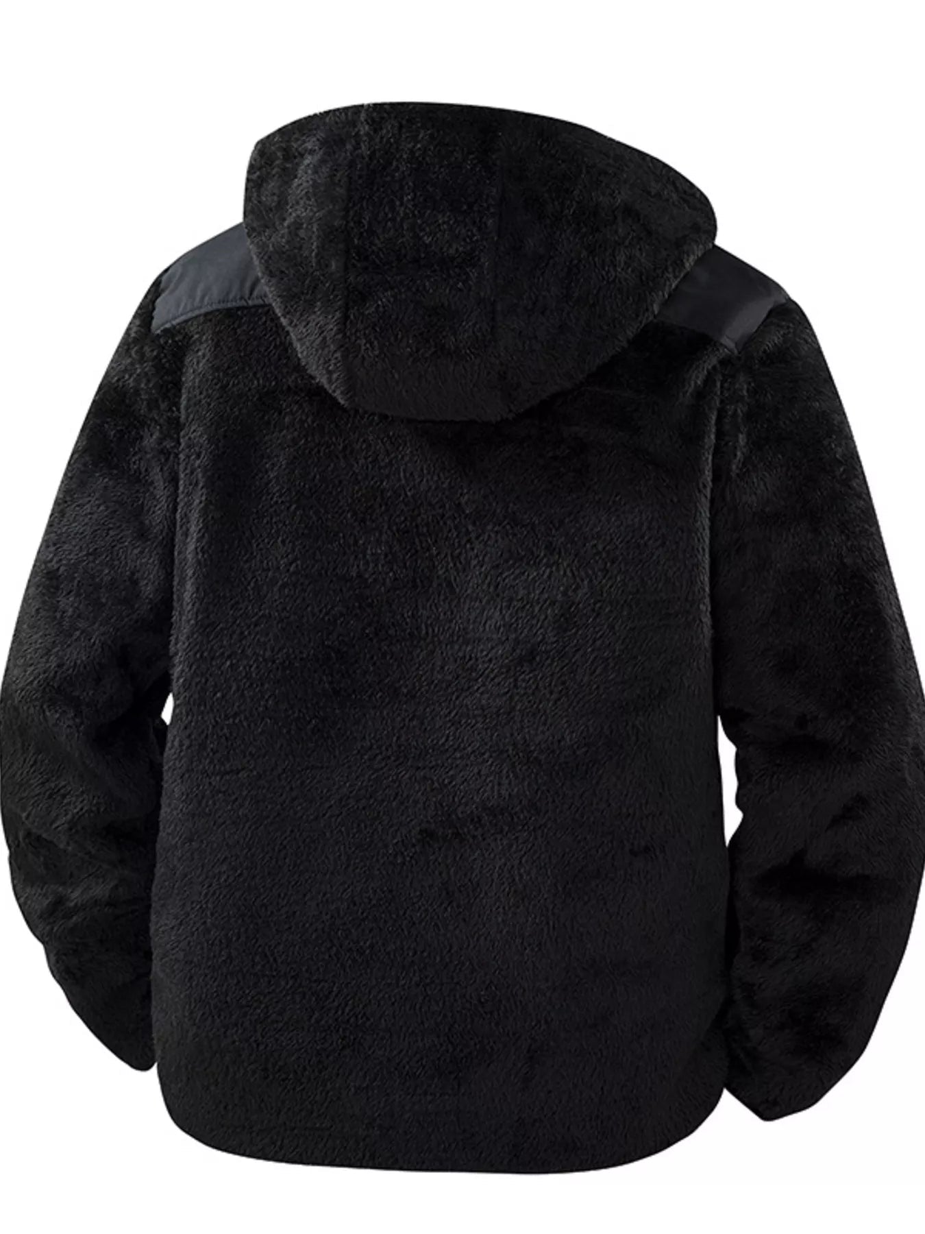 Men's Zip Up Fleece Hooded Jacket - BelleVieMode