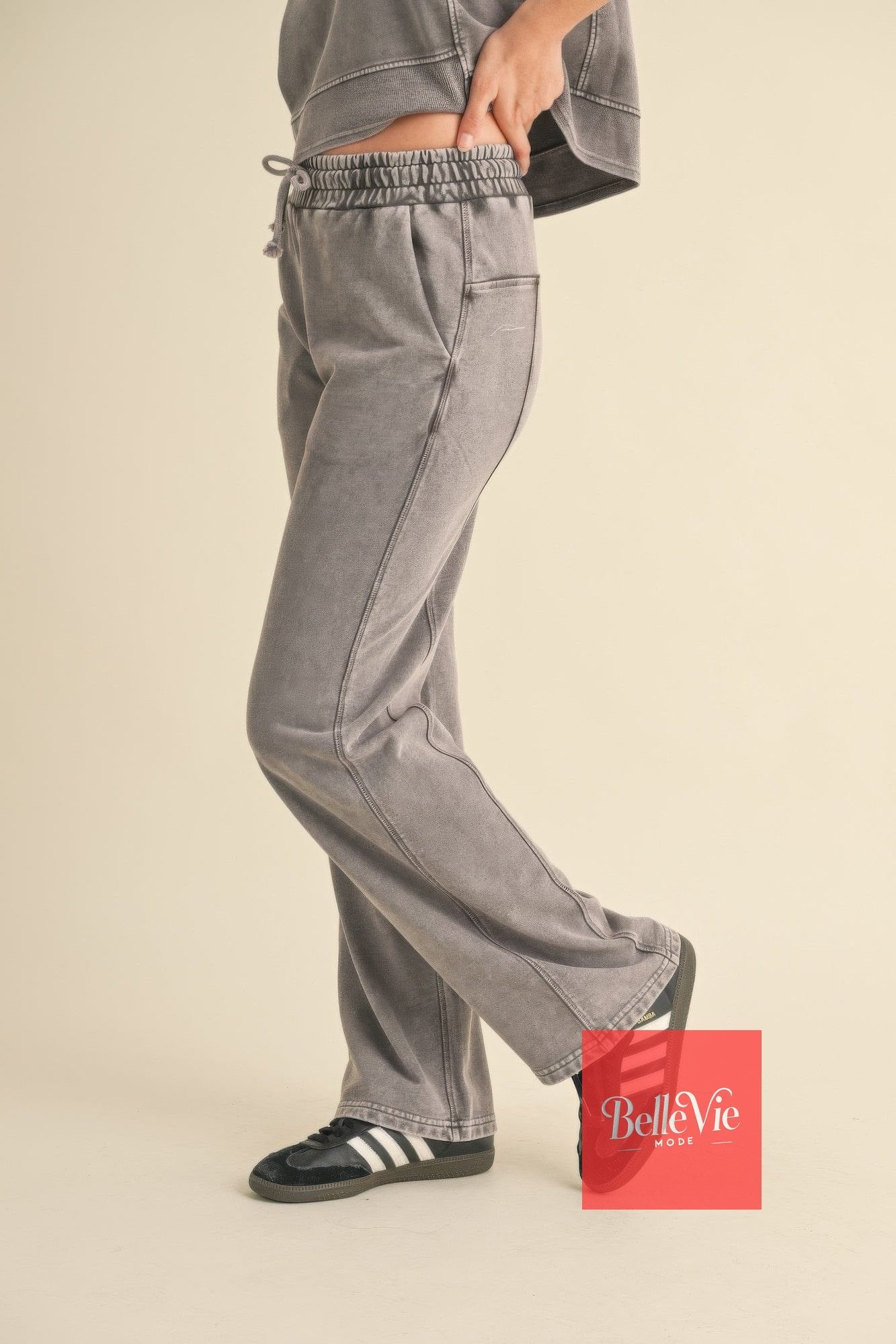 BelleVie Mode Mineral Wash Pants