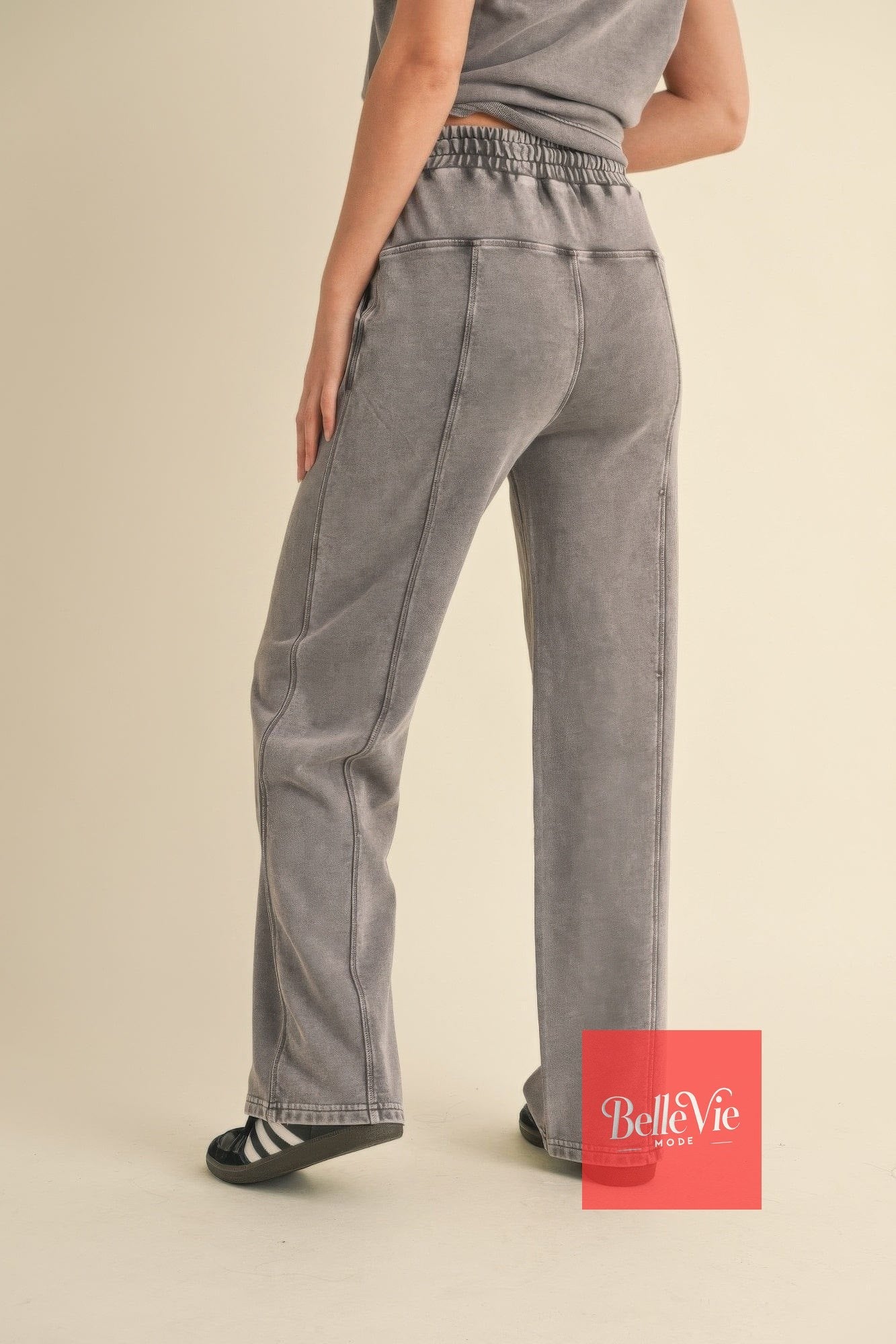 BelleVie Mode Mineral Wash Pants