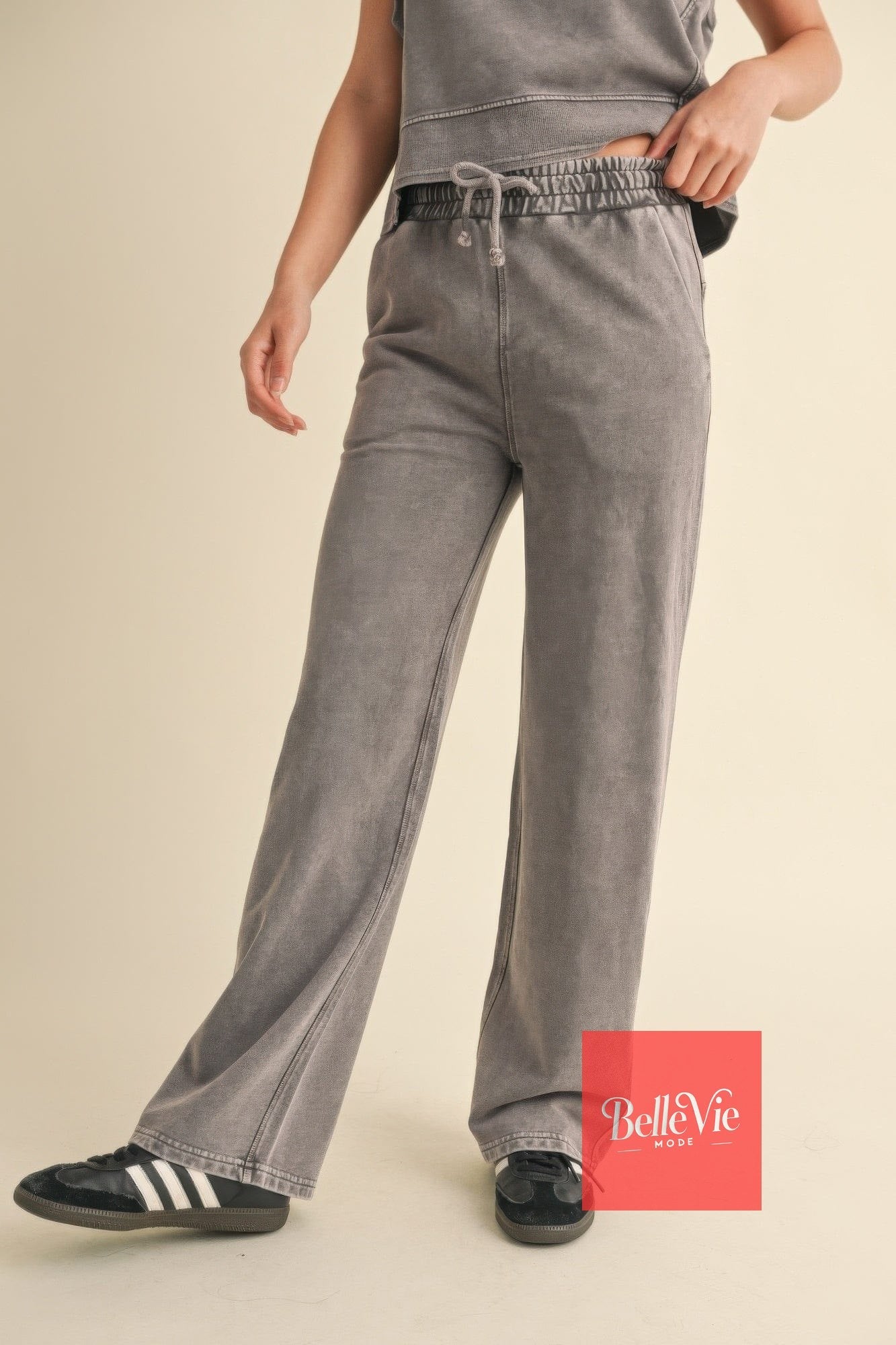 BelleVie Mode Mineral Wash Pants