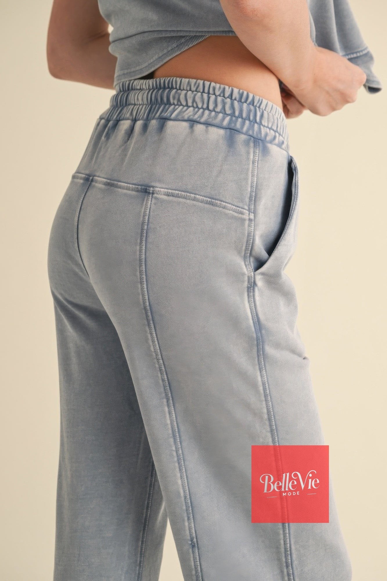 BelleVie Mode Mineral Wash Pants