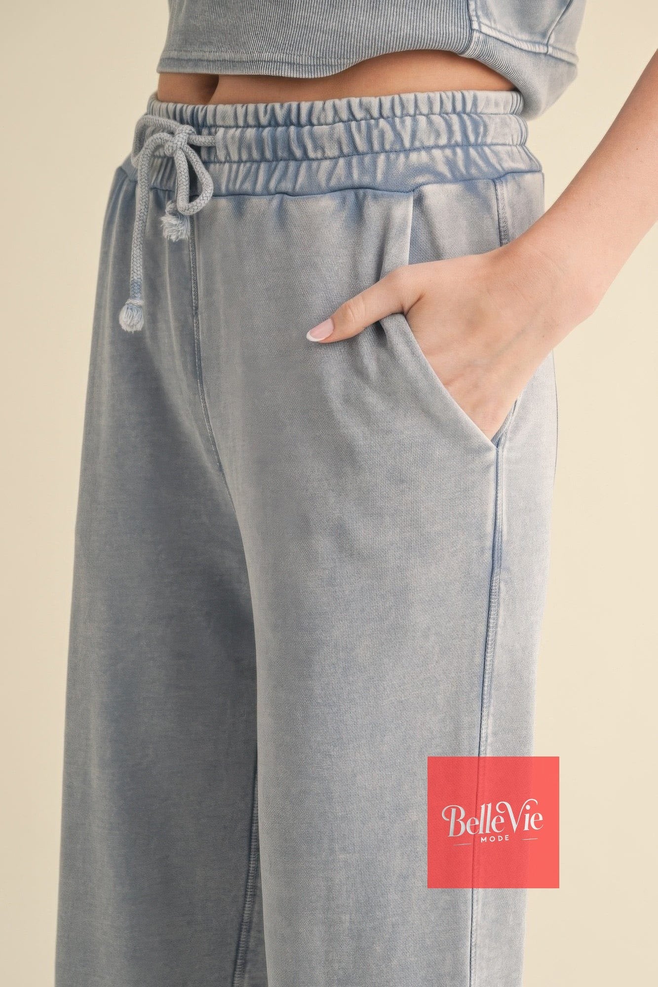 BelleVie Mode Mineral Wash Pants