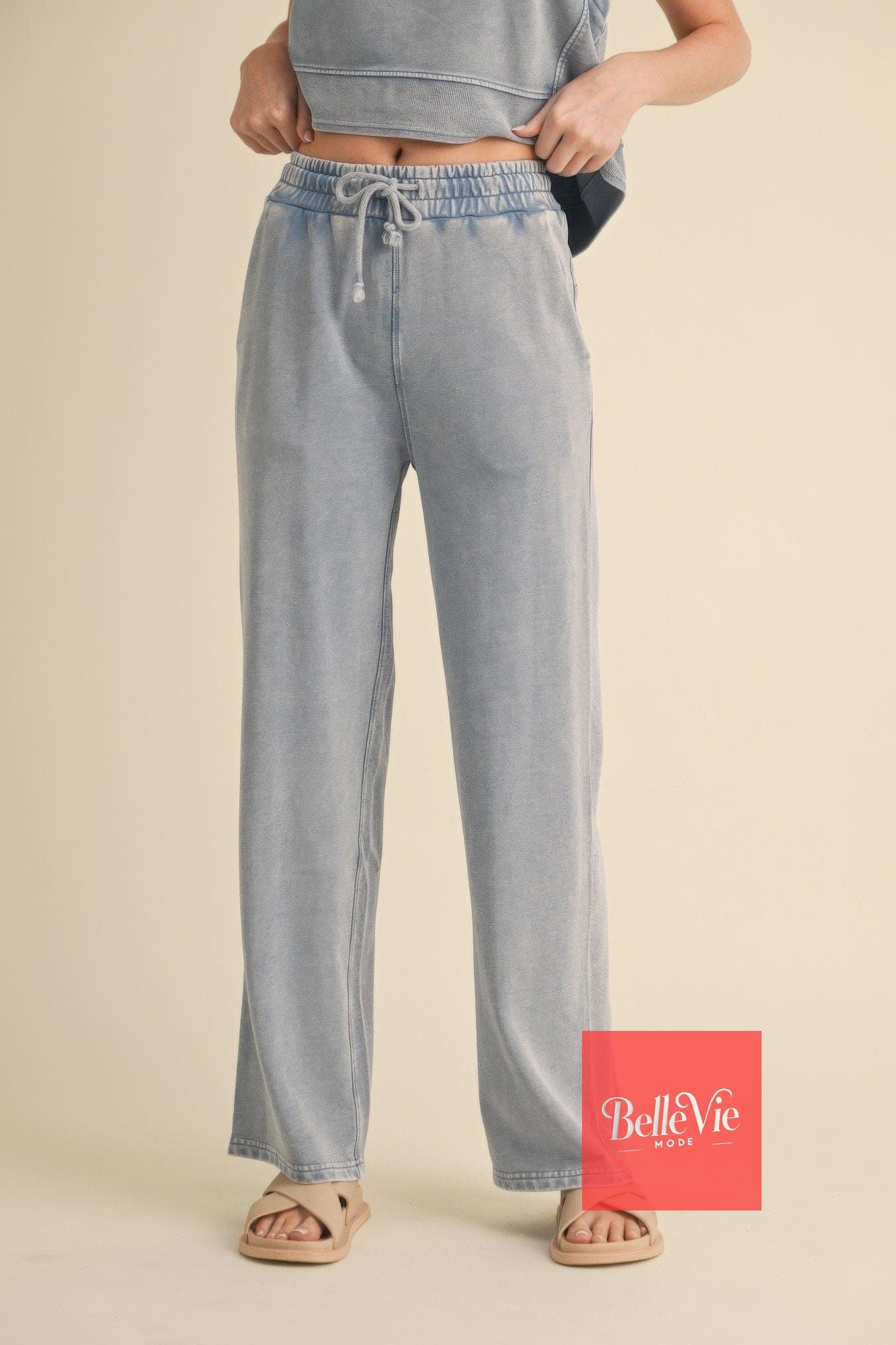 BelleVie Mode Mineral Wash Pants