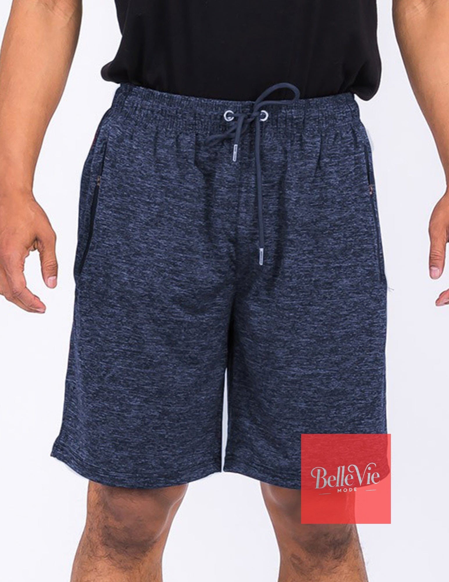 BelleVie Mode Navy / S Light Weight Active Running Shorts