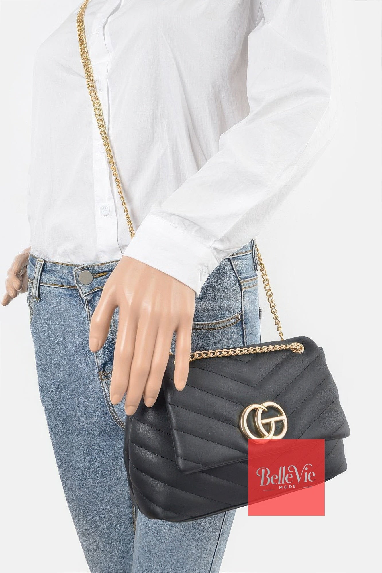 BelleVie Mode Quilted Cg Clutch