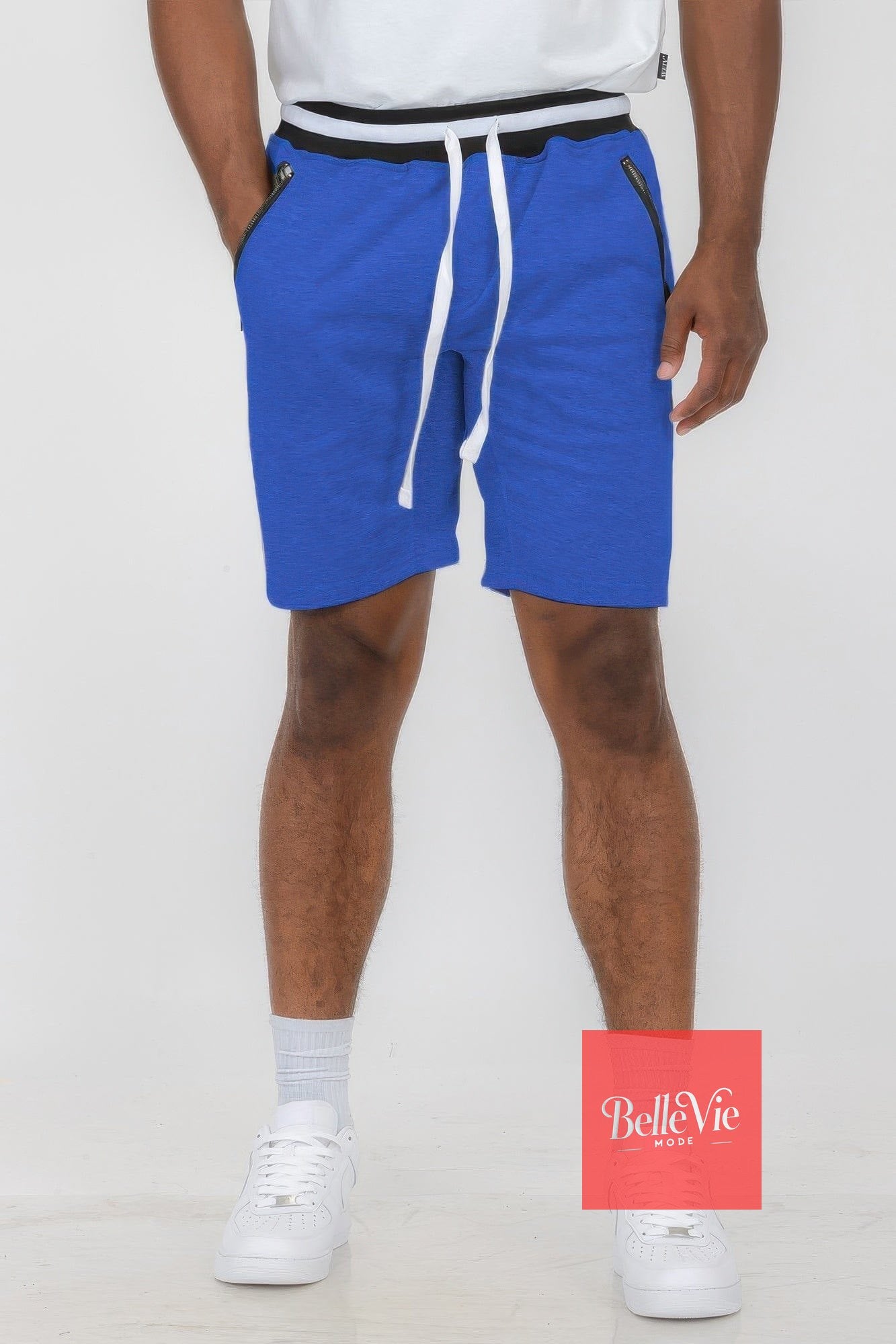 BelleVie Mode Royal / S Mens French Terry Sweat Short