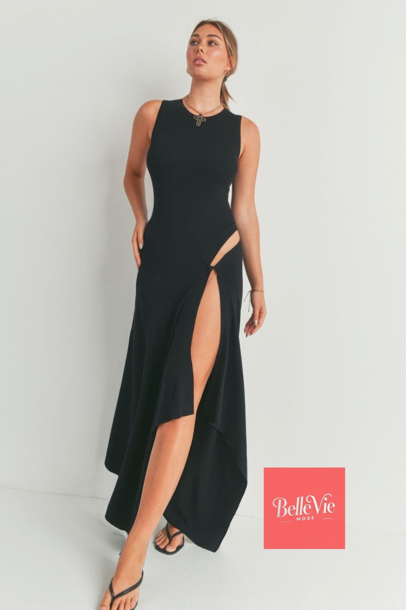 BelleVie Mode S Maxi Dress With Slit