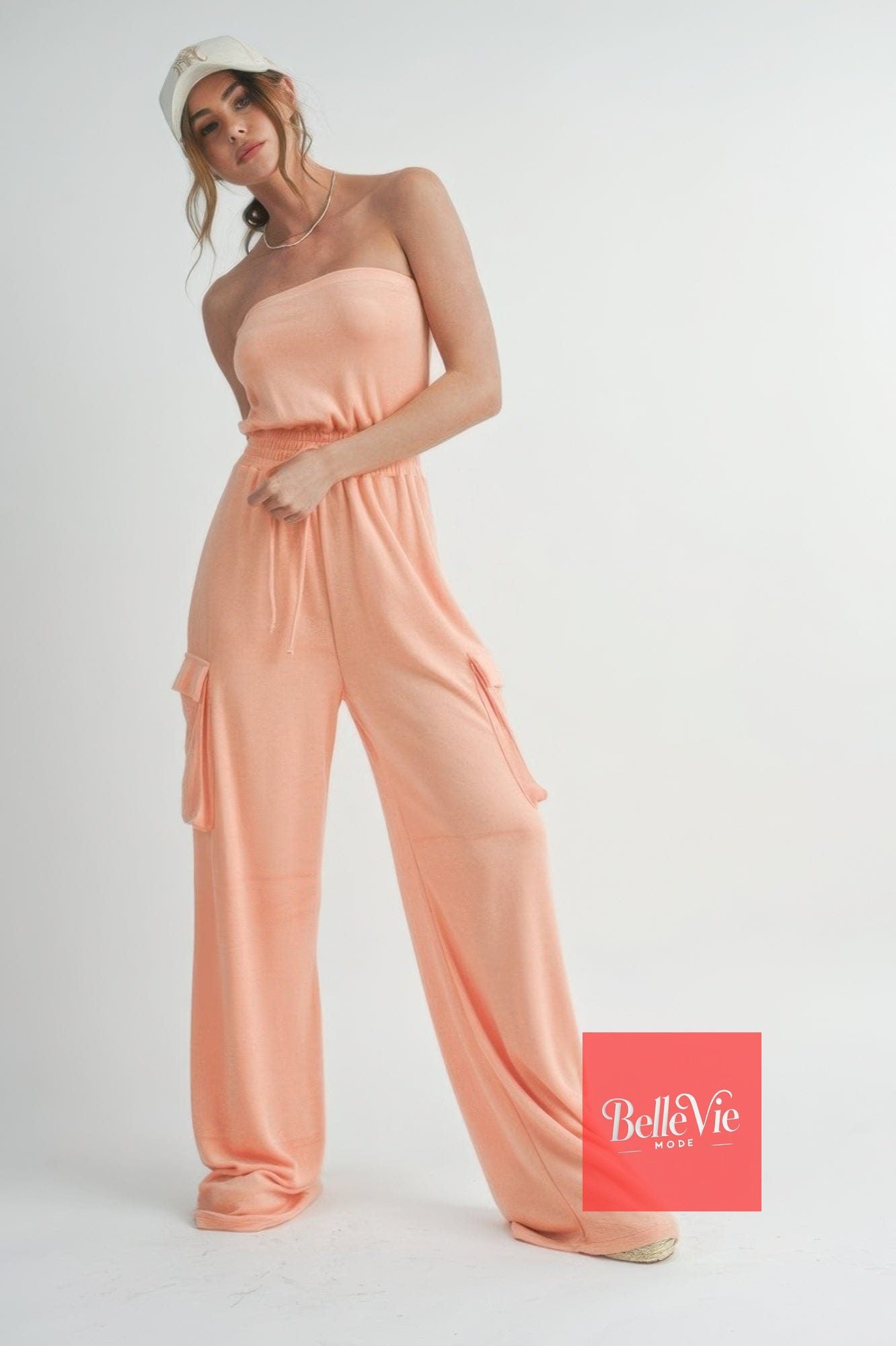 BelleVie Mode S Tube Top  Jumpsuit Romper