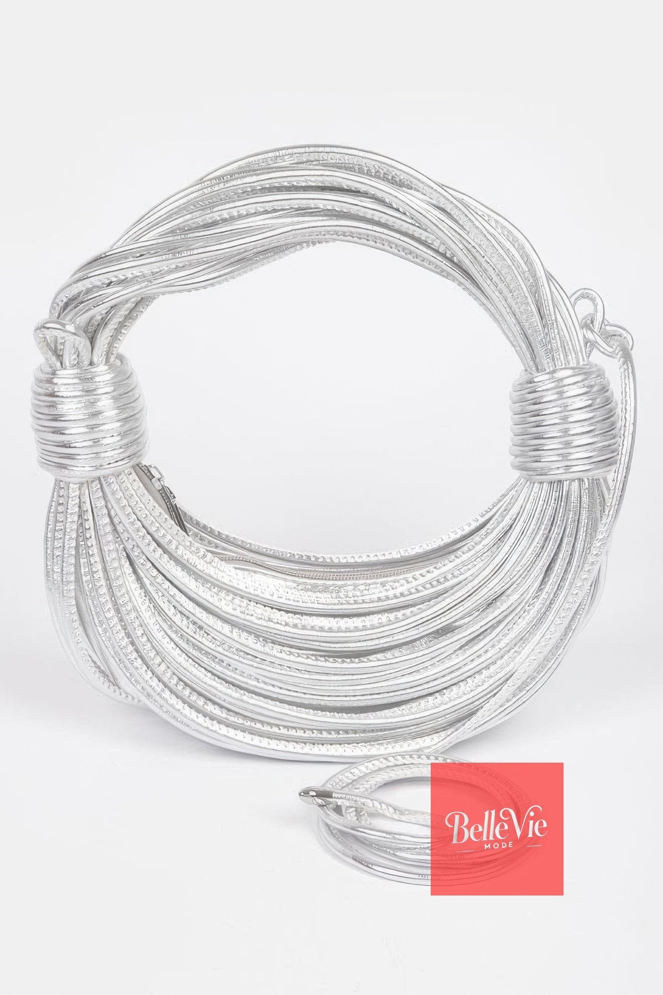 BelleVie Mode Silver Eclipse Cable Clutch