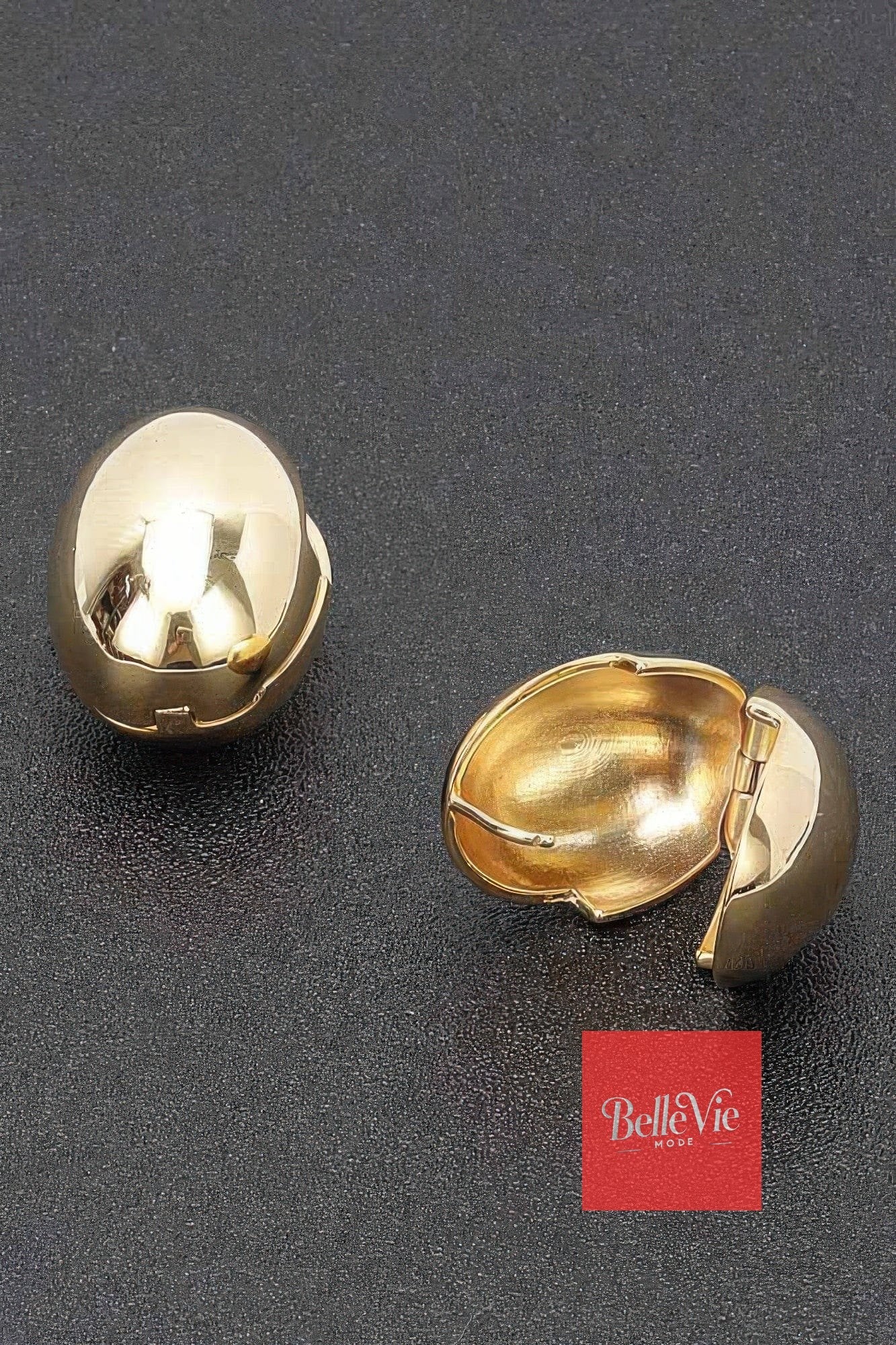 BelleVie Mode Vintage Gold Plated Earring